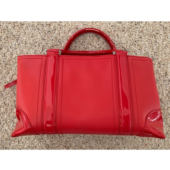 Ann Taylor Red Mini Tote Bag - Picture 2 of 9